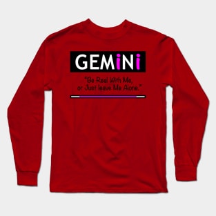 Gemini Quotes 1 Long Sleeve T-Shirt